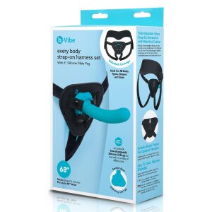 B-Vibe Every Body Strap-On Geschirrset mit Dildo...