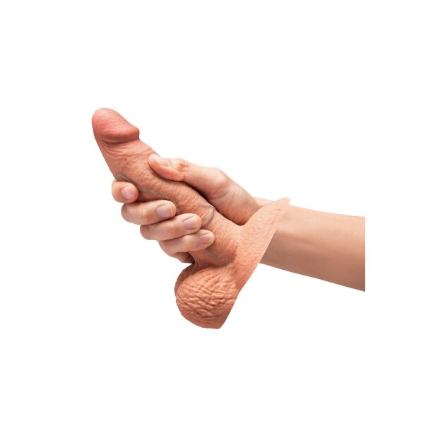 B-Vibe Slipskin wide dildo beige 15.4 cm