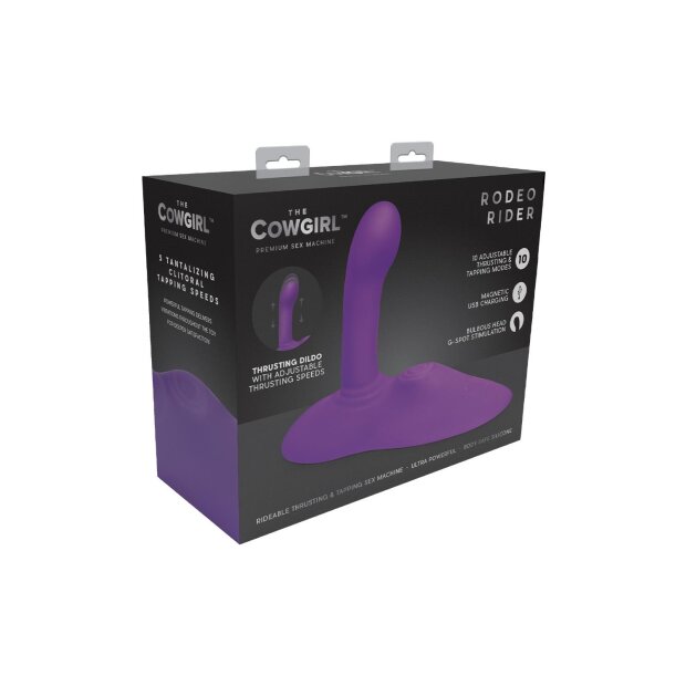 The Cowgirl reitbare Stoßdildo und klopfende Sexmaschine Lila
