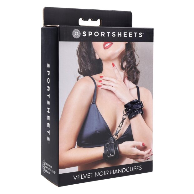 Sportsheets Handschellen 24 cm Schwarz