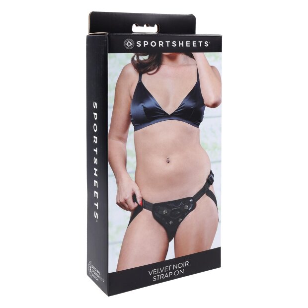 Sportsheets Strap On Harness with O Ring Black