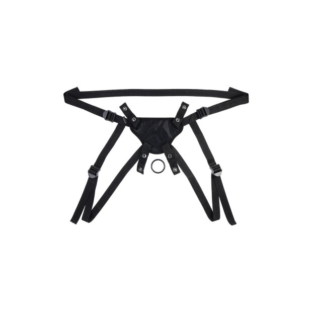 Sportsheets Strap On Harness with O Ring Black