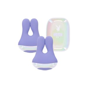 Evolved Playboy Nippelklemmen mit Vibration Lila