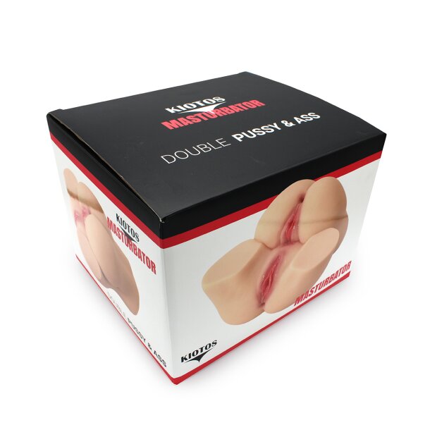 Kiotos Masturbator Double Pussy & Ass Beige 5,6 kg