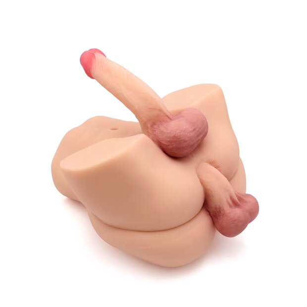Kiotos Masturbator Penis in Ass & Dildo Beige 6.5 kg