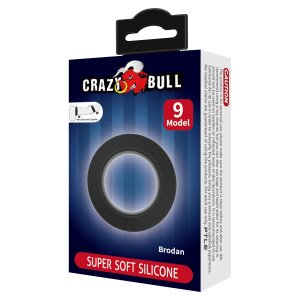 Crazy Bull Brodan Model 9 Penis Ring Black Ø 3.8 cm
