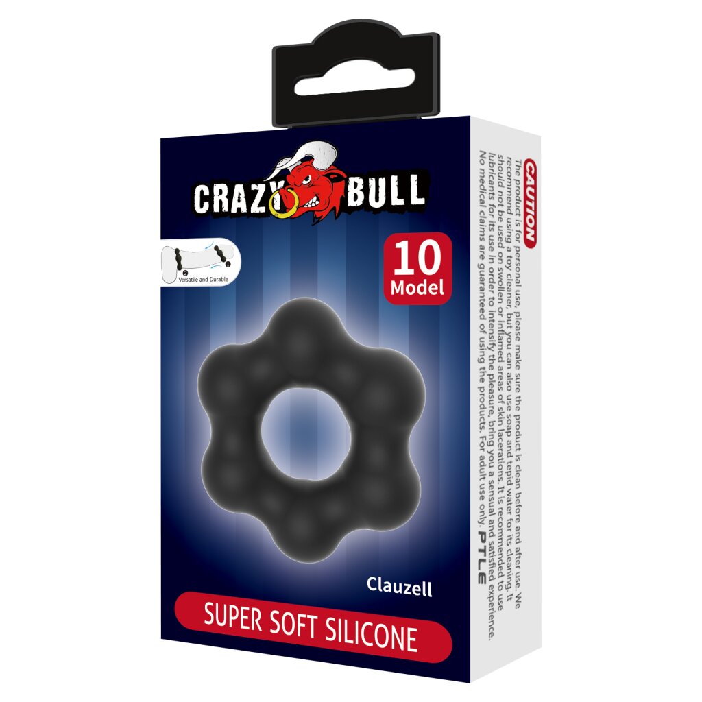 Crazy Bull Clauzell Model 10 Penisring Schwarz 2,2 cm, 7,95 Crazy Bull Clauzell Model 10 Penisring Schwarz 2,2 cm, 7,95
