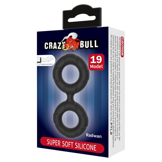 Crazy Bull Radwan Model 19 Penisring Schwarz Ø 2,1 cm