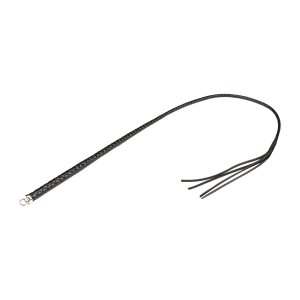 RISE Feather Whip Leather Black 150 cm