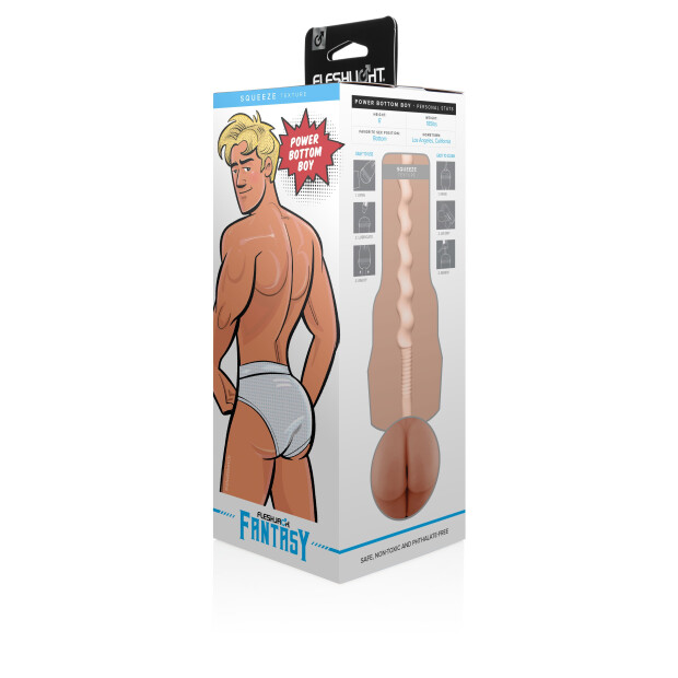 FLESHLIGHT Fleshjack Fantasy Power Bottom Boy Anus Masturbator