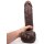 Hung System Lil Realistic Dildo XL Brown 28 cm
