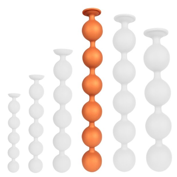 AnalMasterBalls Perles anales orangées 50 cm