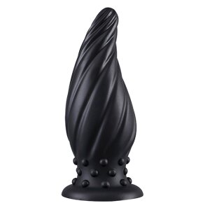 DarkSil Anal Plug with Suction Cup ⌀ 6.2 cm Black