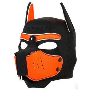 Kinky Puppy Enjoy Puppy Hood Black Orange