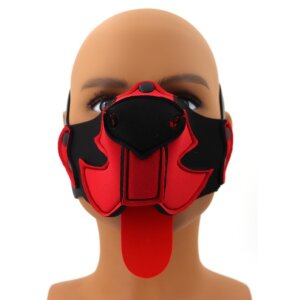 Kinky Puppy Puppy Muzzle Black Red