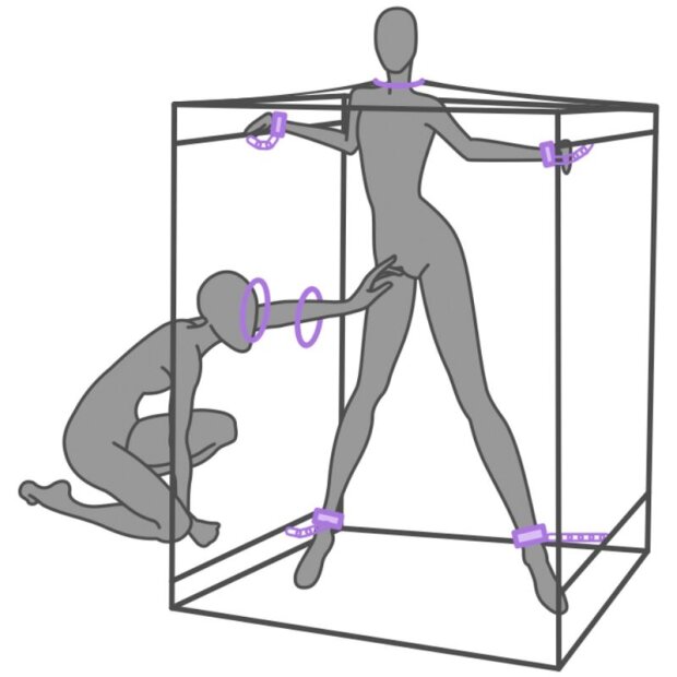 Secret Dome Cabine BDSM fermée Violet