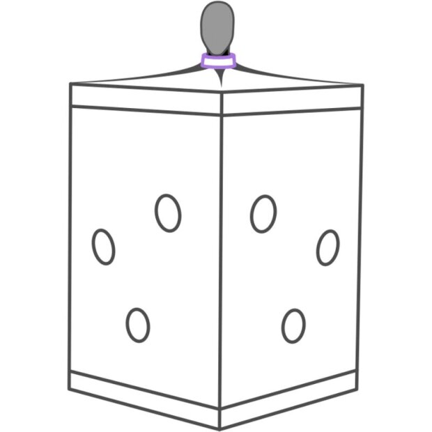 Secret Dome Cabine BDSM fermée Violet