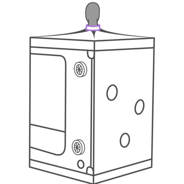 Secret Dome Scandale Geschlossene BDSM Kabine Lila