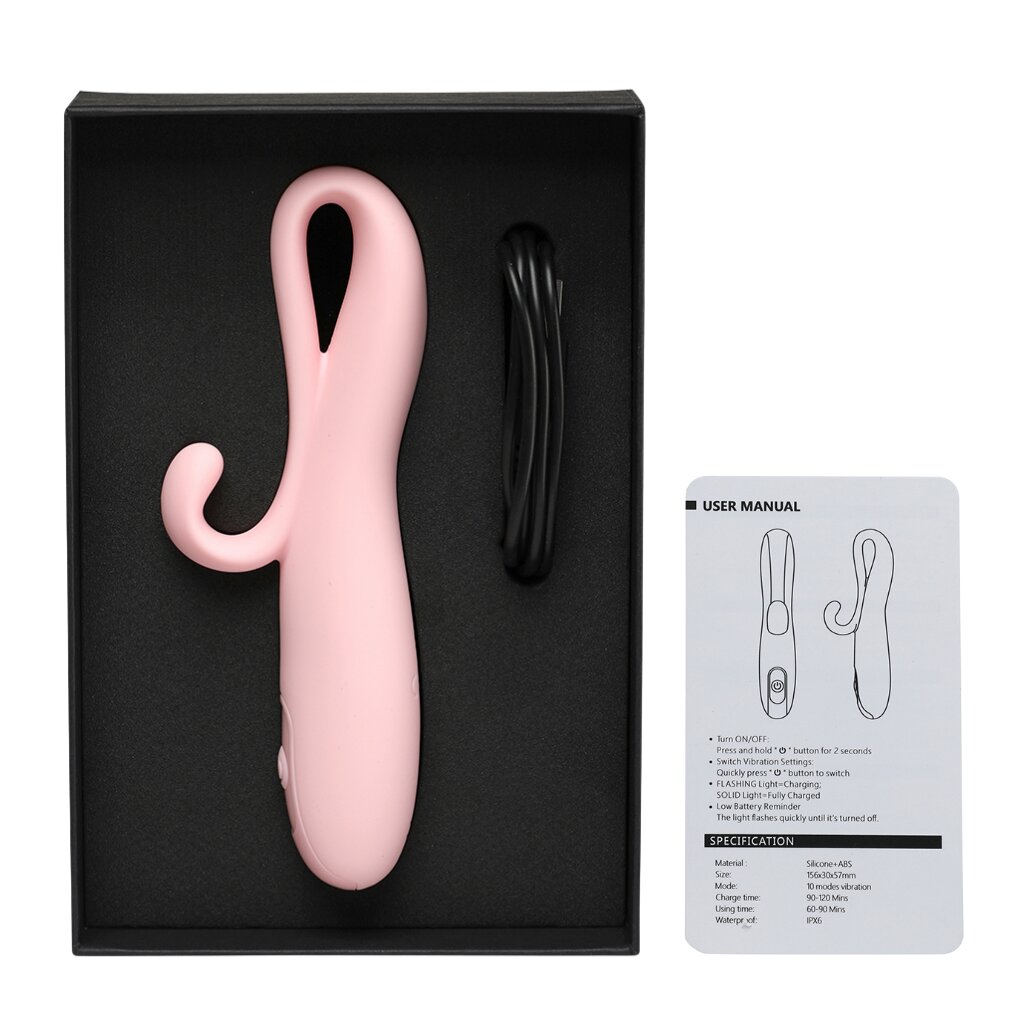 INTY Toys Vibrator 10 extrem starke Vibrationsmodi Pink, 26,95