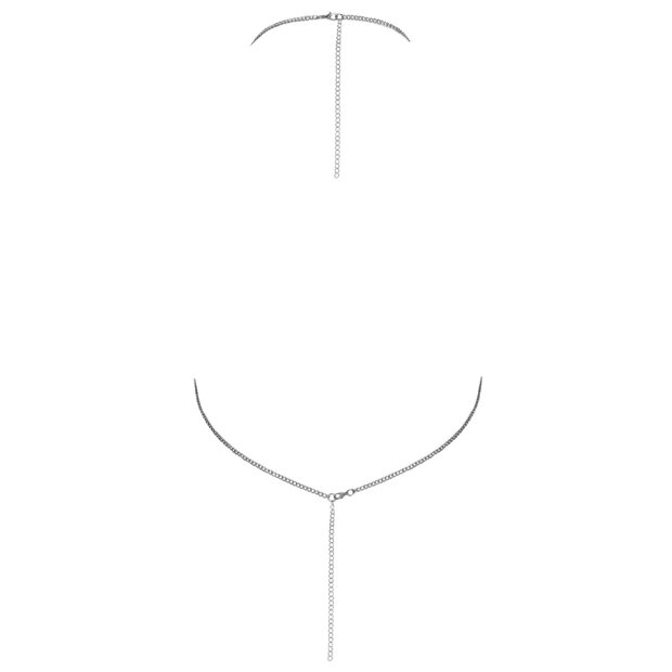 Cottelli Collection Top court en métal couleur argent