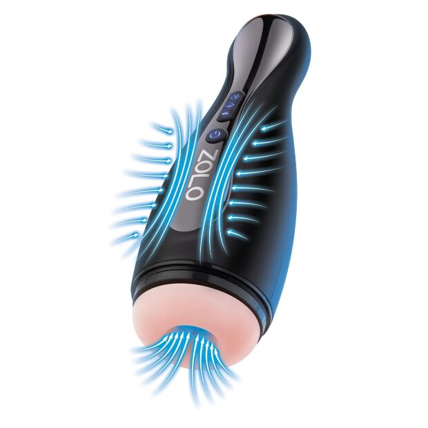Zolo Masturbateur avec 3 modes daspiration différents et 6 modes de vibration excitants