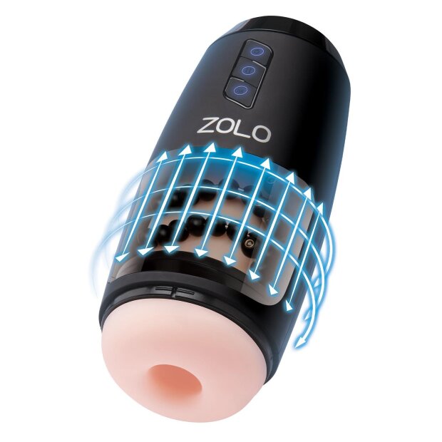 Zolo Masturbator mit 3 aufregenden Geschwindigkeiten und 6 vielseitigen Stoßmodi