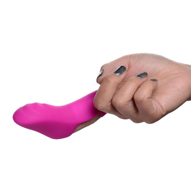 XR Brands Frisky Finger Bang Her Pro Finger Vibrator 12 cm Rosa