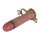 LoveToy Ingen Strap-On avec Godemichet Creux Beige 17,5 cm Ø 5 cm Tour de Taille 86 cm