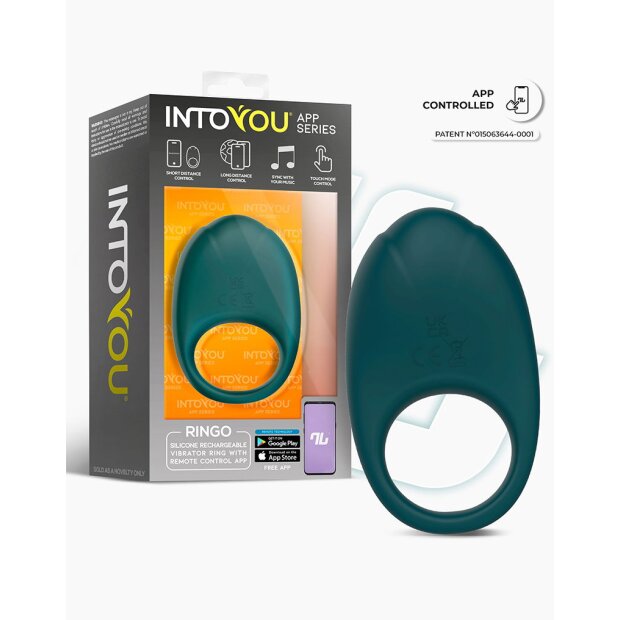 IY Ringo Anneau Vibrant avec Commande par Application Vert Ø 4,8 cm