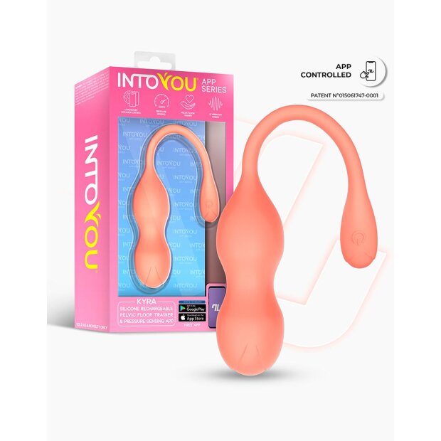 IY Kyra Entraîneur du Plancher Pelvien avec Commande par Application Orange Ø 3 cm