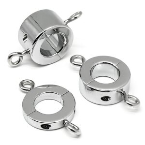 MenSteel Ballstretcher Cbt Weight S Ø 33 mm Silber...