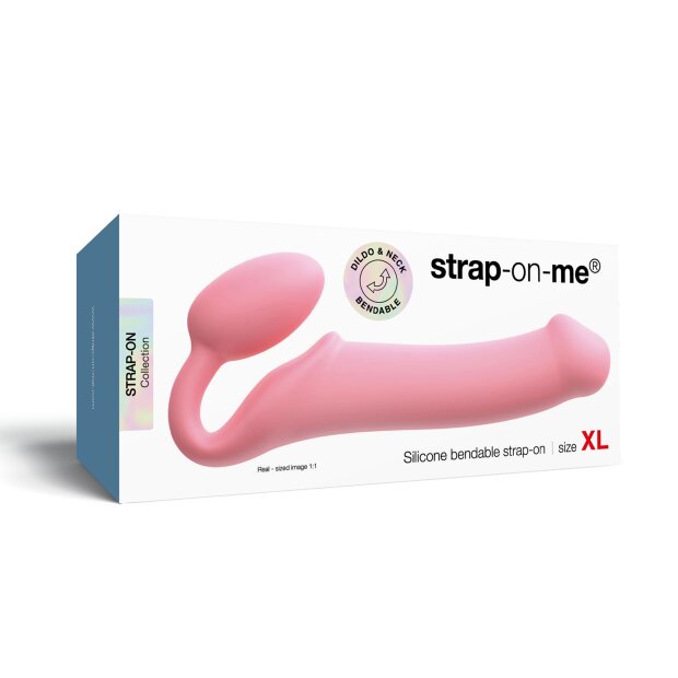 Strap-On-Me flexible strap-on dildo pink 16.2 cm