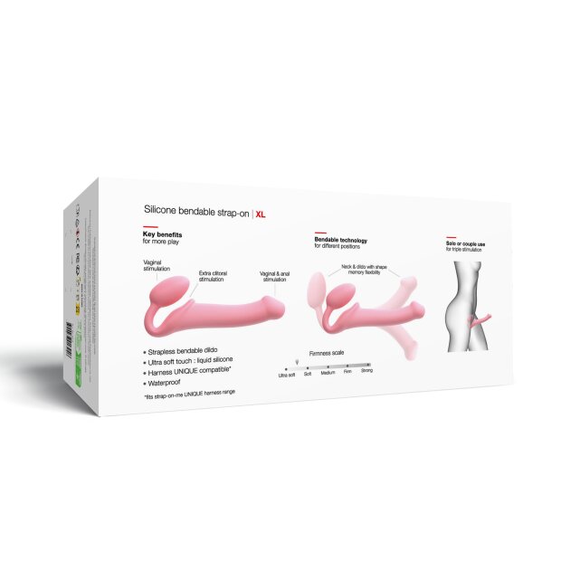 Strap-On-Me flexible strap-on dildo pink 16.2 cm