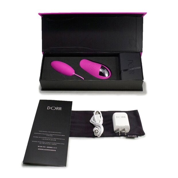 DORR Spot Duo Vibrating Egg with Remote Pink 8.5 cm Ø 4.4 cm