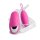 DORR Spot Duo Vibrating Egg with Remote Pink 8.5 cm Ø 4.4 cm