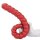DoublePlayz double gode Narvax rouge 52 cm Ø 5,2 cm