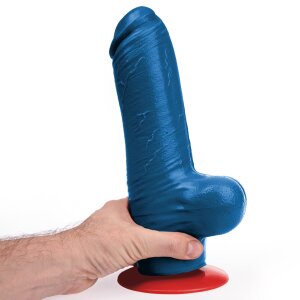 Fuck & Fist Tyr XL dildo blue 28 cm Ø 7.3 cm