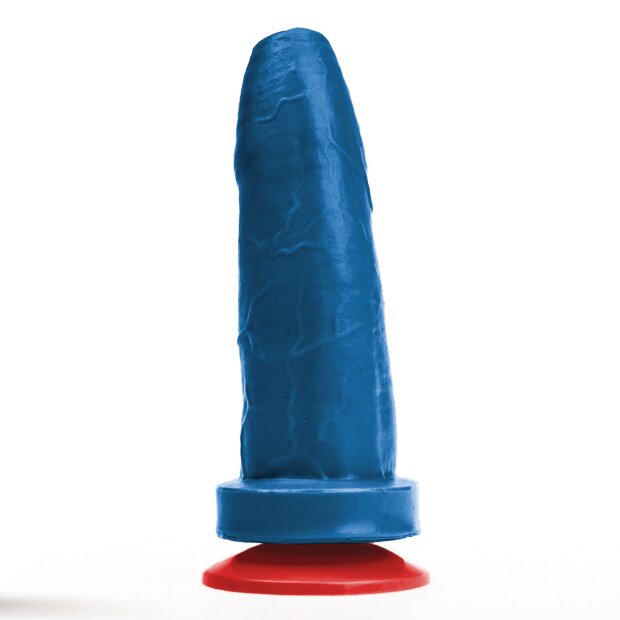 Fuck & Fist Magni S Dildo Blau 16 cm Ø 5 cm