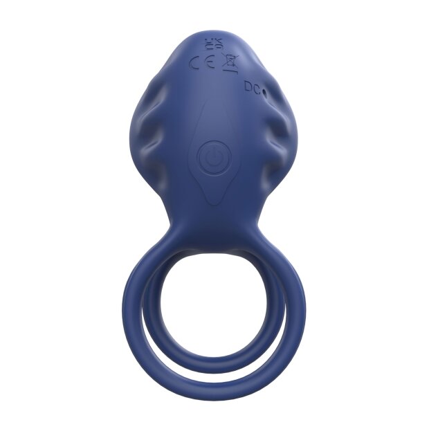 XOCOON Couples Slimline Vibratorring 11 cm Blau