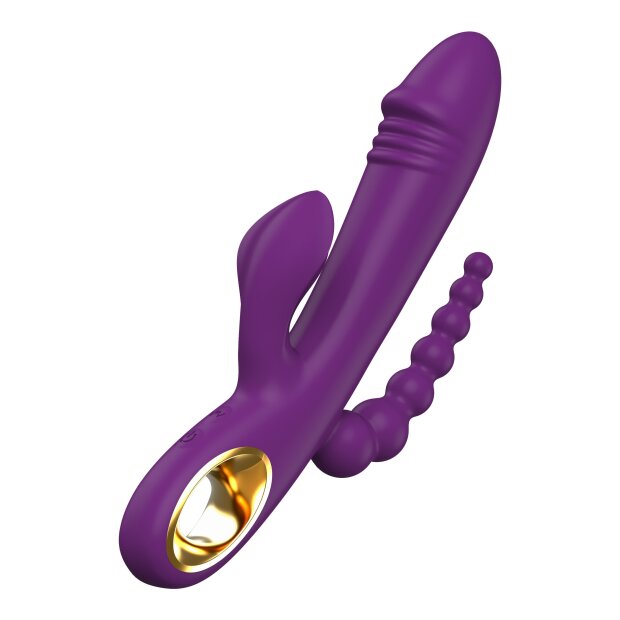 TOYJOY Vibrator mit Klitoris und Analstimulation Lila