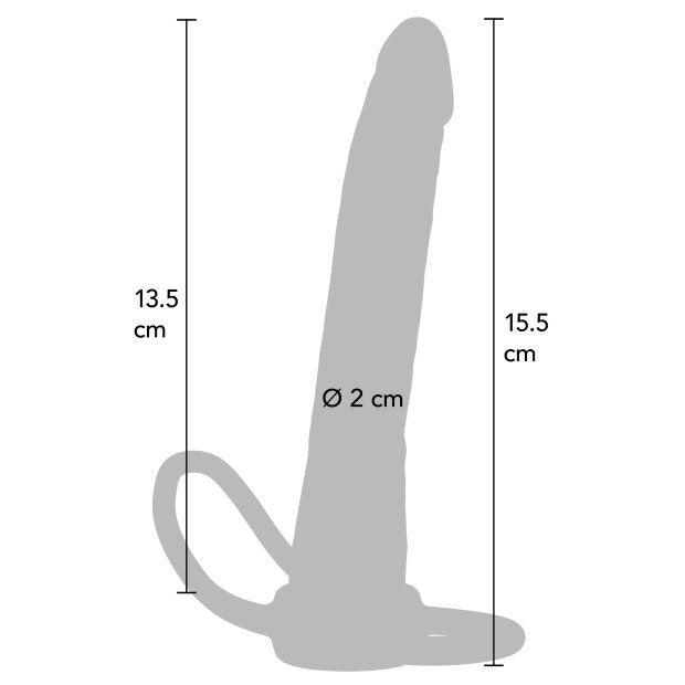 Hidden Desire Anal Dildo 15.5 cm
