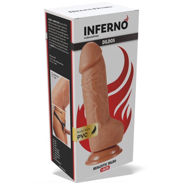 Hidden Desire Gode avec ventouse 20 cm Beige