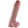 TOYJOY Deluxe Double densité Gode épais 31 cm ø 7 cm Beige