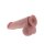 TOYJOY Deluxe Double densité Gode épais 34,5 cm ø 7,5 cm Beige