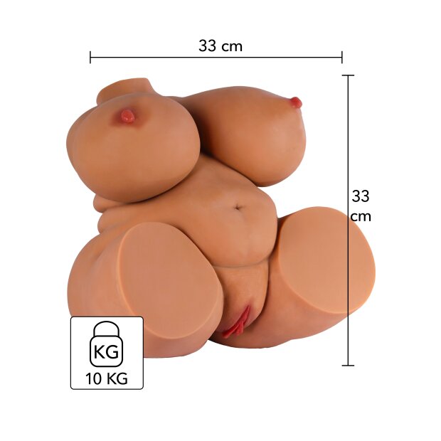 Hidden Desire Big Fat Banging Babe 10 kg 33 cm Marron