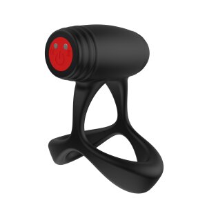 Hidden Desire Penisring mit 10 Vibrationen Schwarz