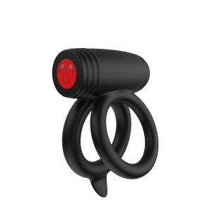 Hidden Desire Penis Ring with 10 Vibration Black