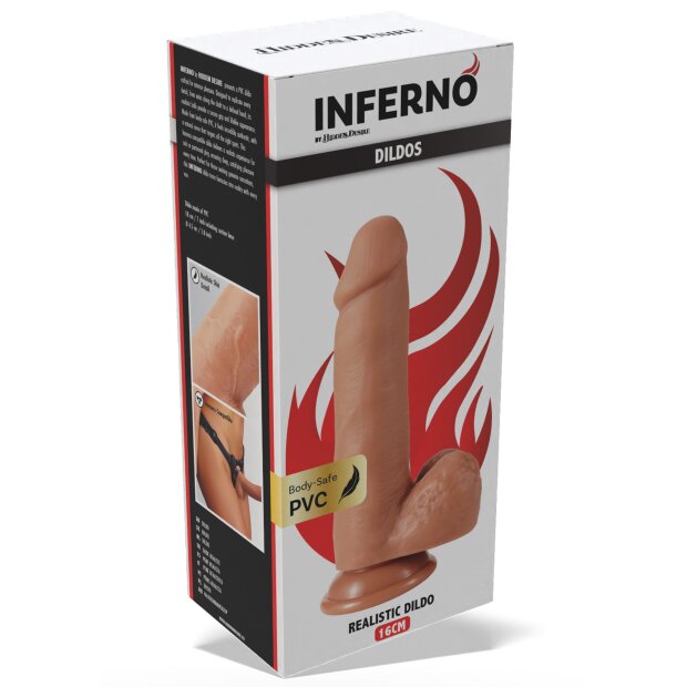 Hidden Desire Gode avec ventouse 16 cm Beige