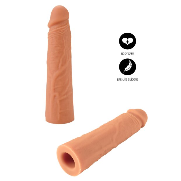 Hidden Desire Penis Sleeve 20 cm Beige