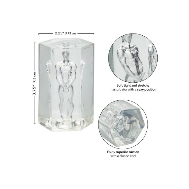 CalExotics Guys Guys Guys Romeo 9,5 cm Clear